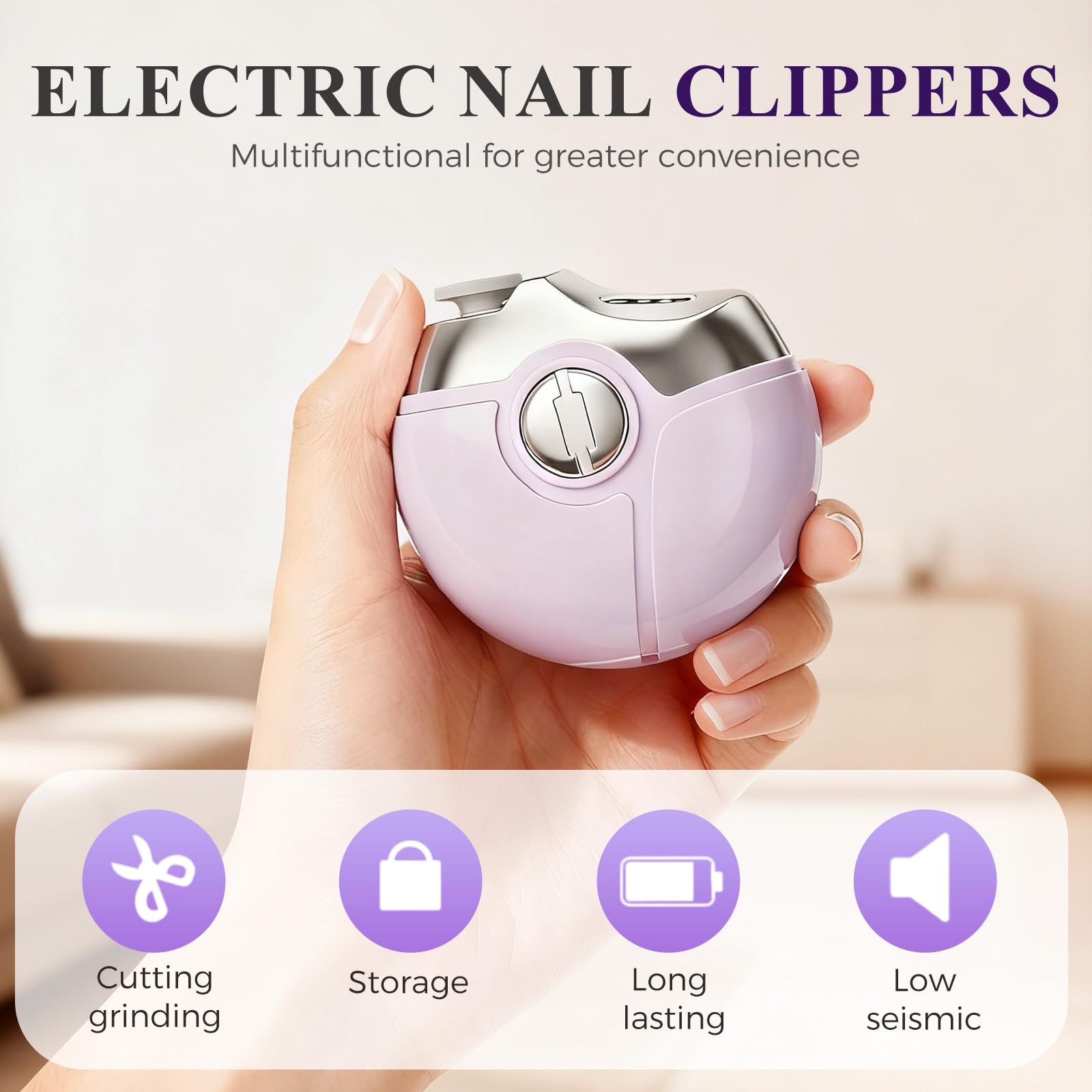 Yousheme nail polisher and trimmer multifunctional head