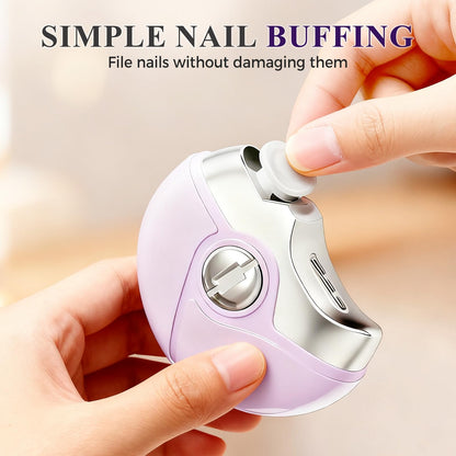 Side profile of portable automatic nail clipper for seniors