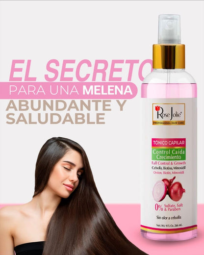 Rose Jolie biotin and onion growth support spray product directions