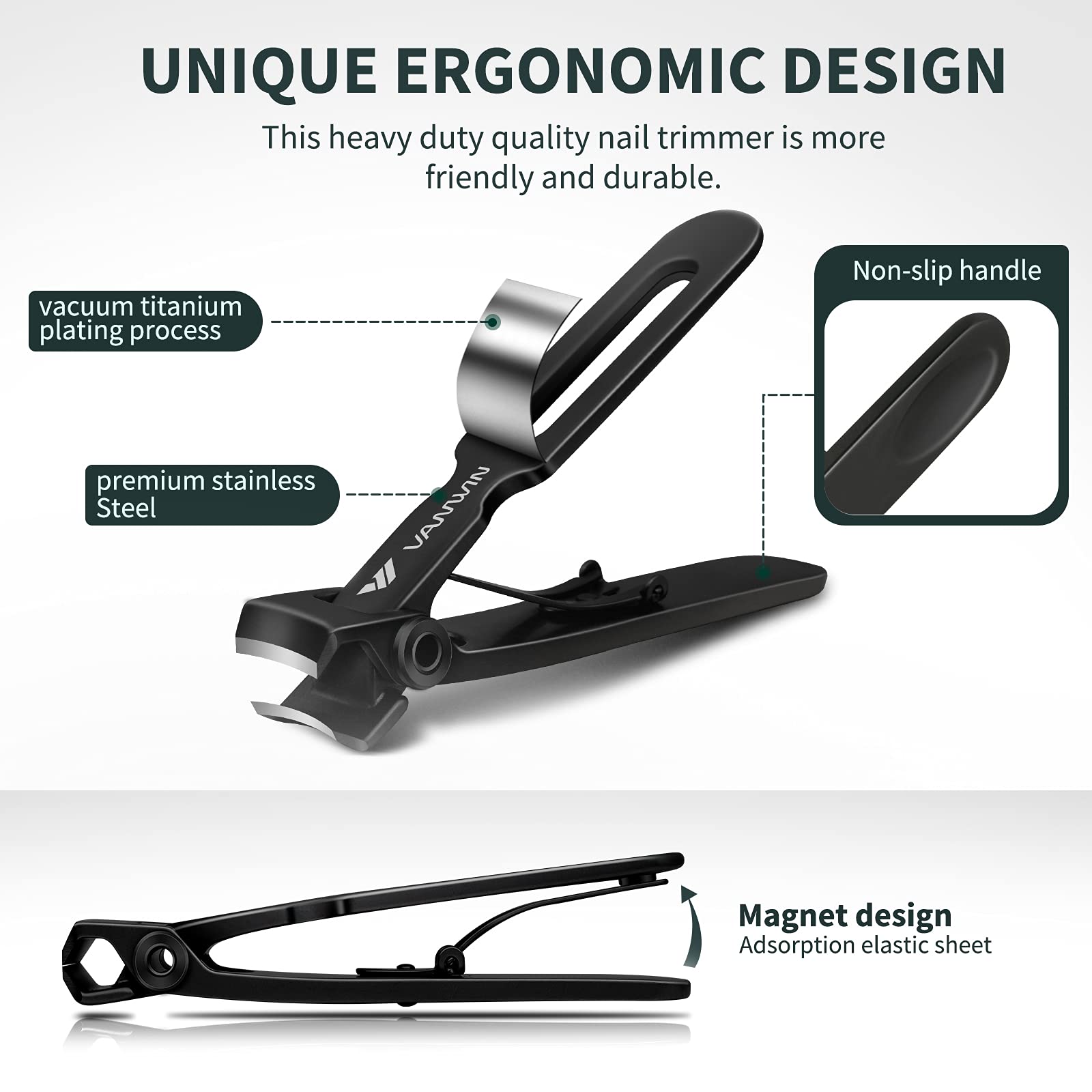 Nano glass nail file included with Vanwin clipper