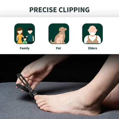 Vanwin ergonomic nail clipper handle leverage