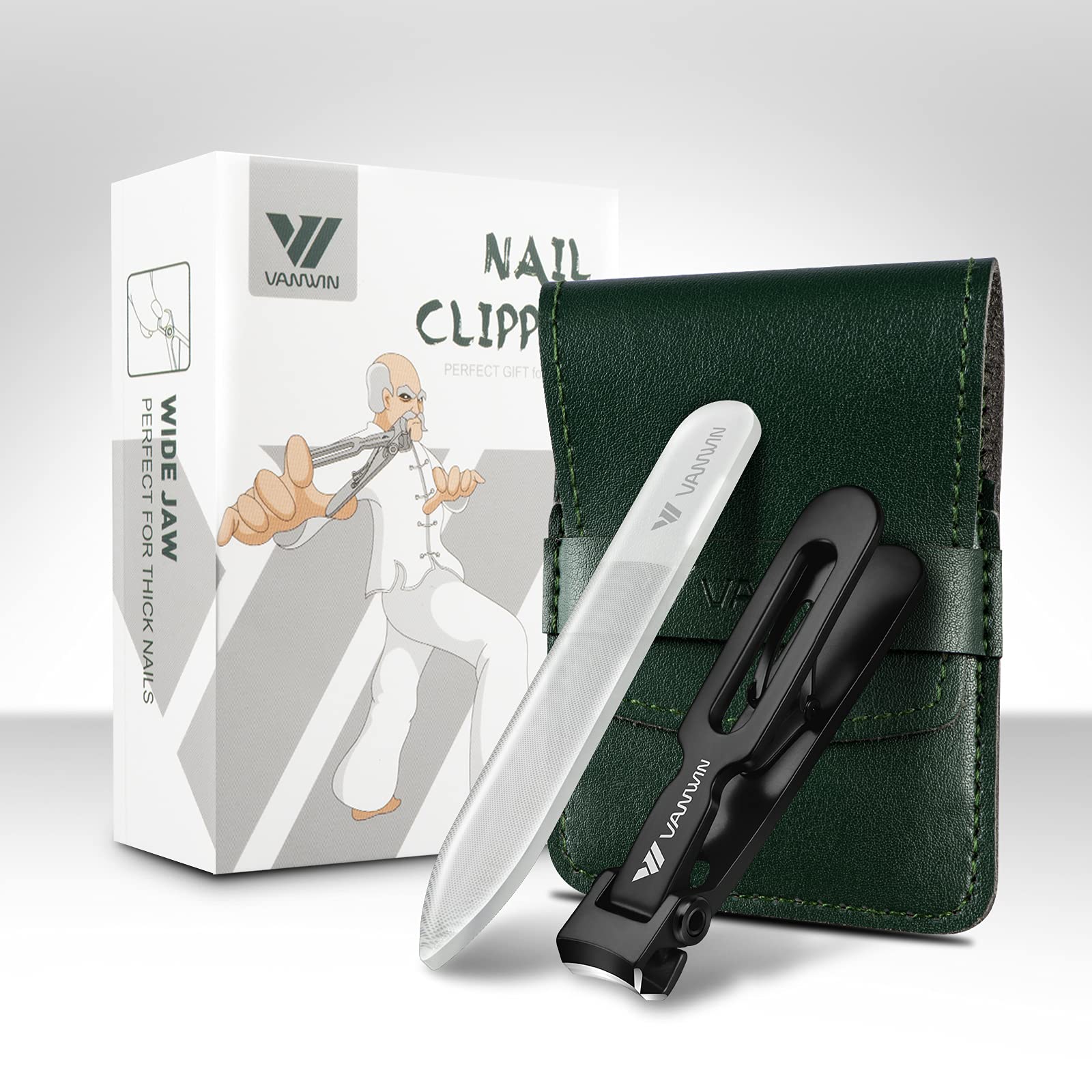 Vanwin nail care tool packaging and accessories