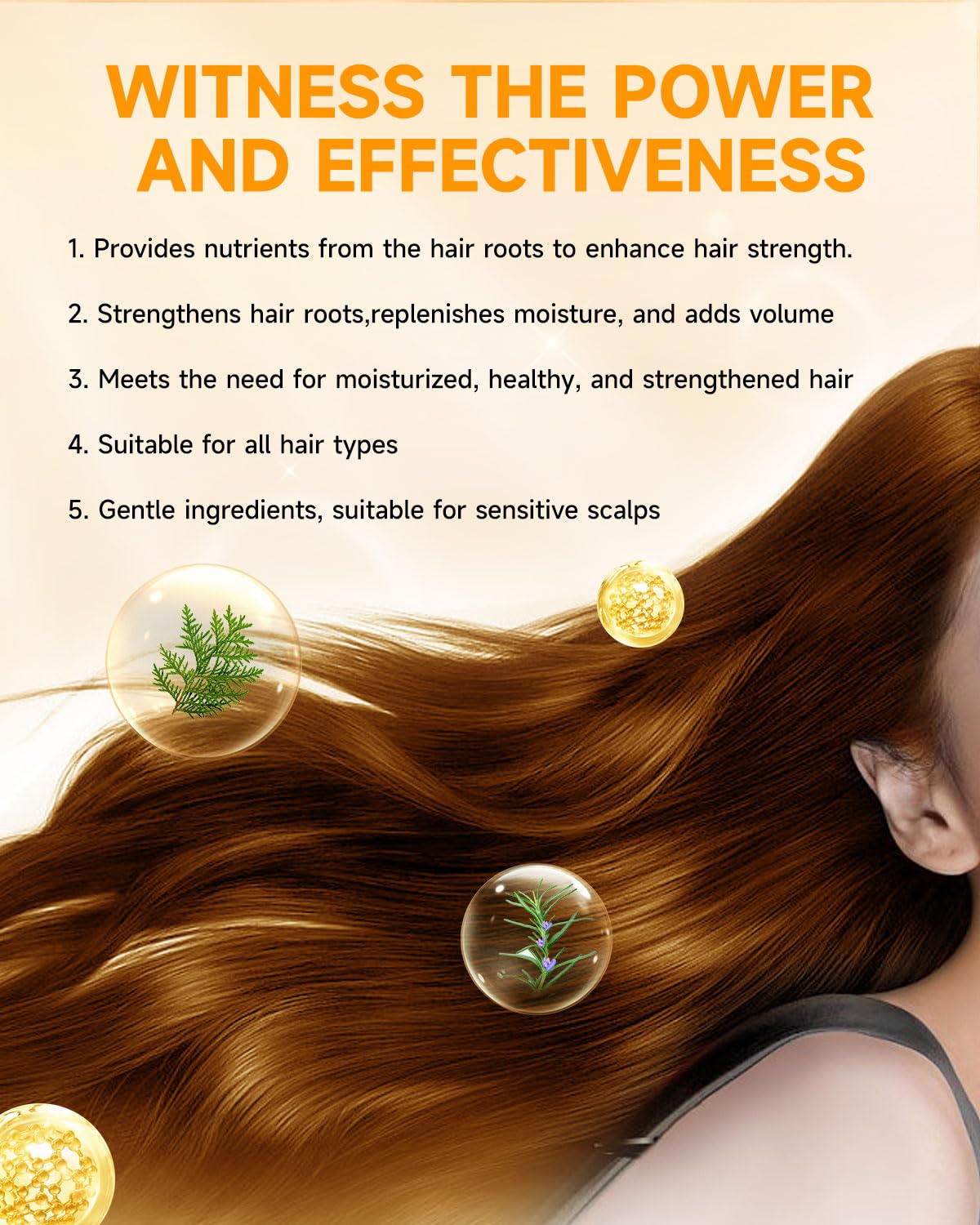 Gawysbm rosemary oil hair spray placed on a clean minimalist background indicating pure scalp care