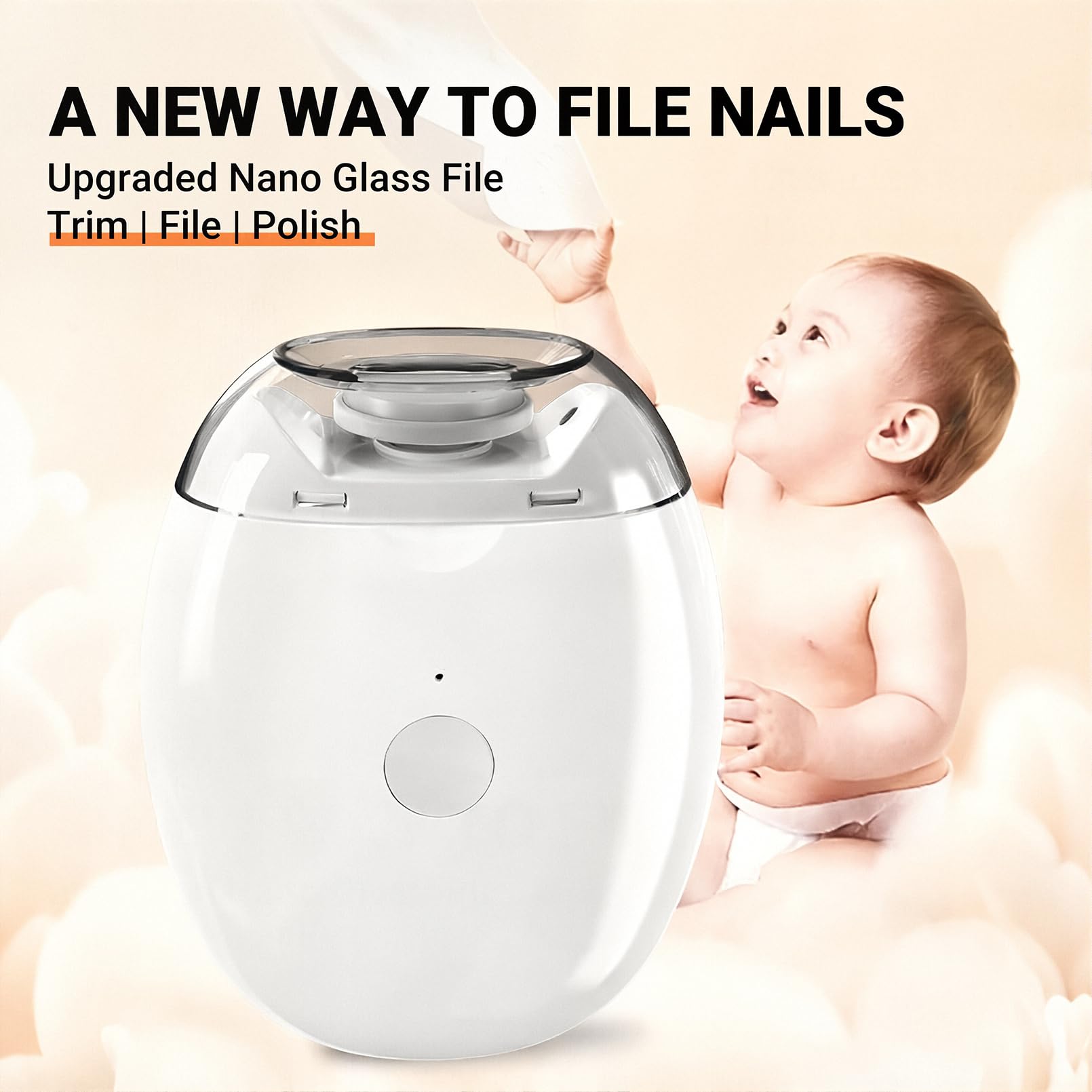 Lumivora nail trimmer with LED light illuminated