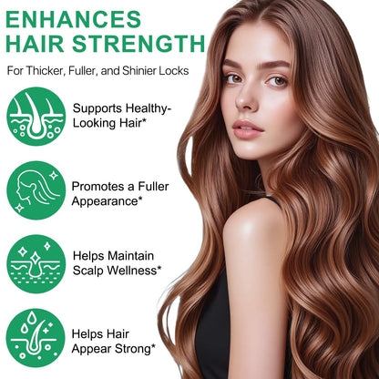 Drumstone rosemary hair serum bottle with ingredients listing