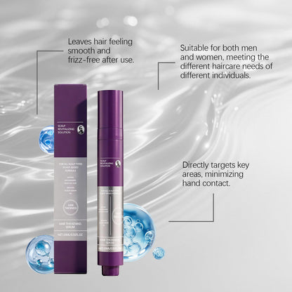 Dr. Groot imported travel friendly 15ml scalp nourishing essence bottle standing upright.