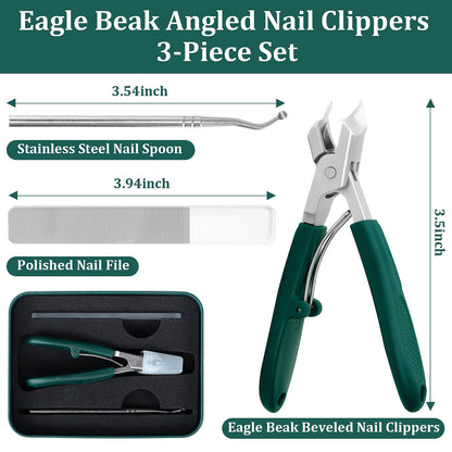 Complete Xeaejex nail care set including file and cleaner