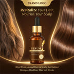 GXFANZHU hair serum dropper bottle close up detail