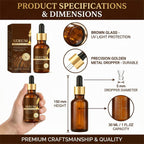 GXFANZHU Ayurvedic hair oil packaging and label design