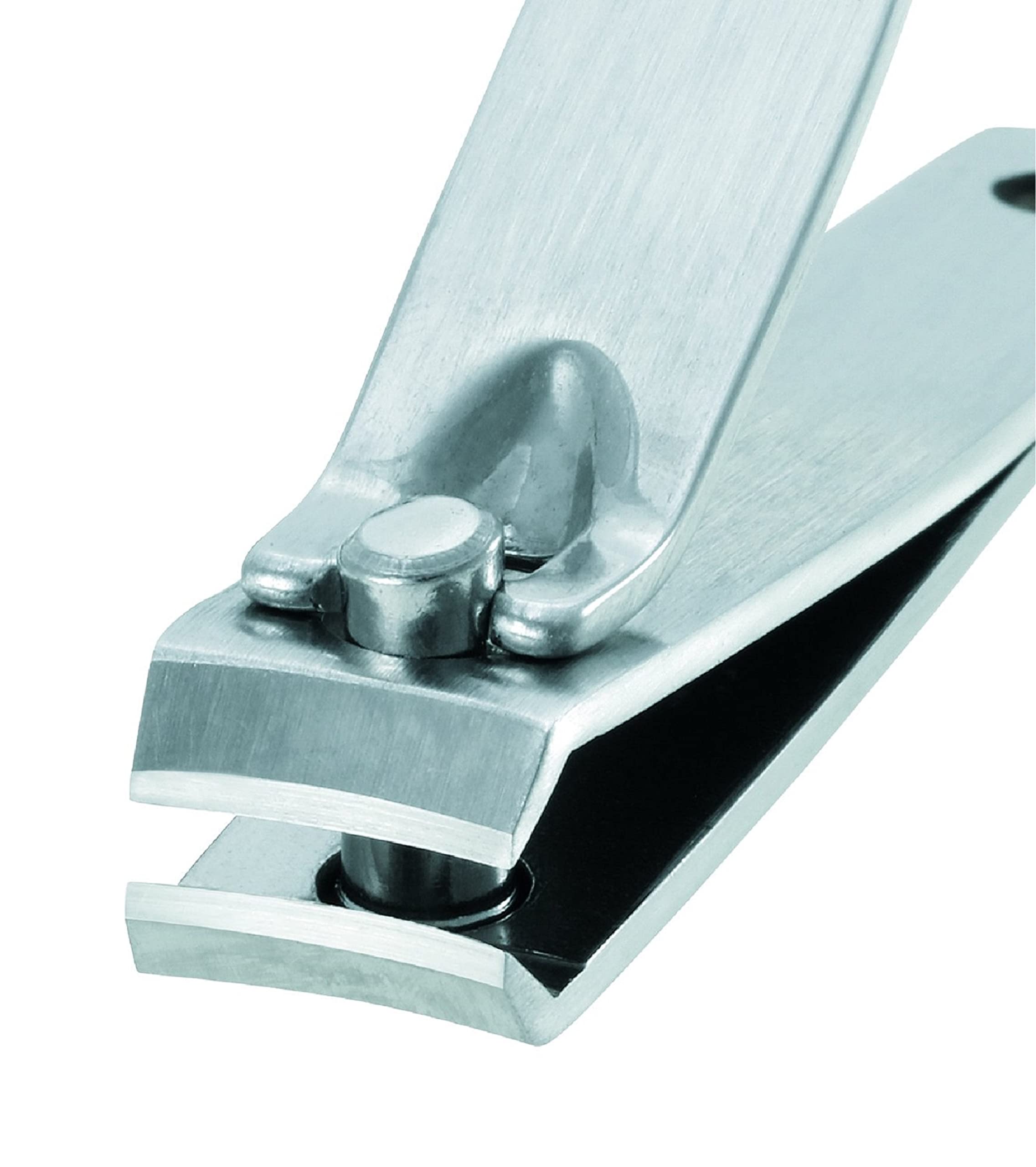 Tweezerman professional fingernail clipper side profile