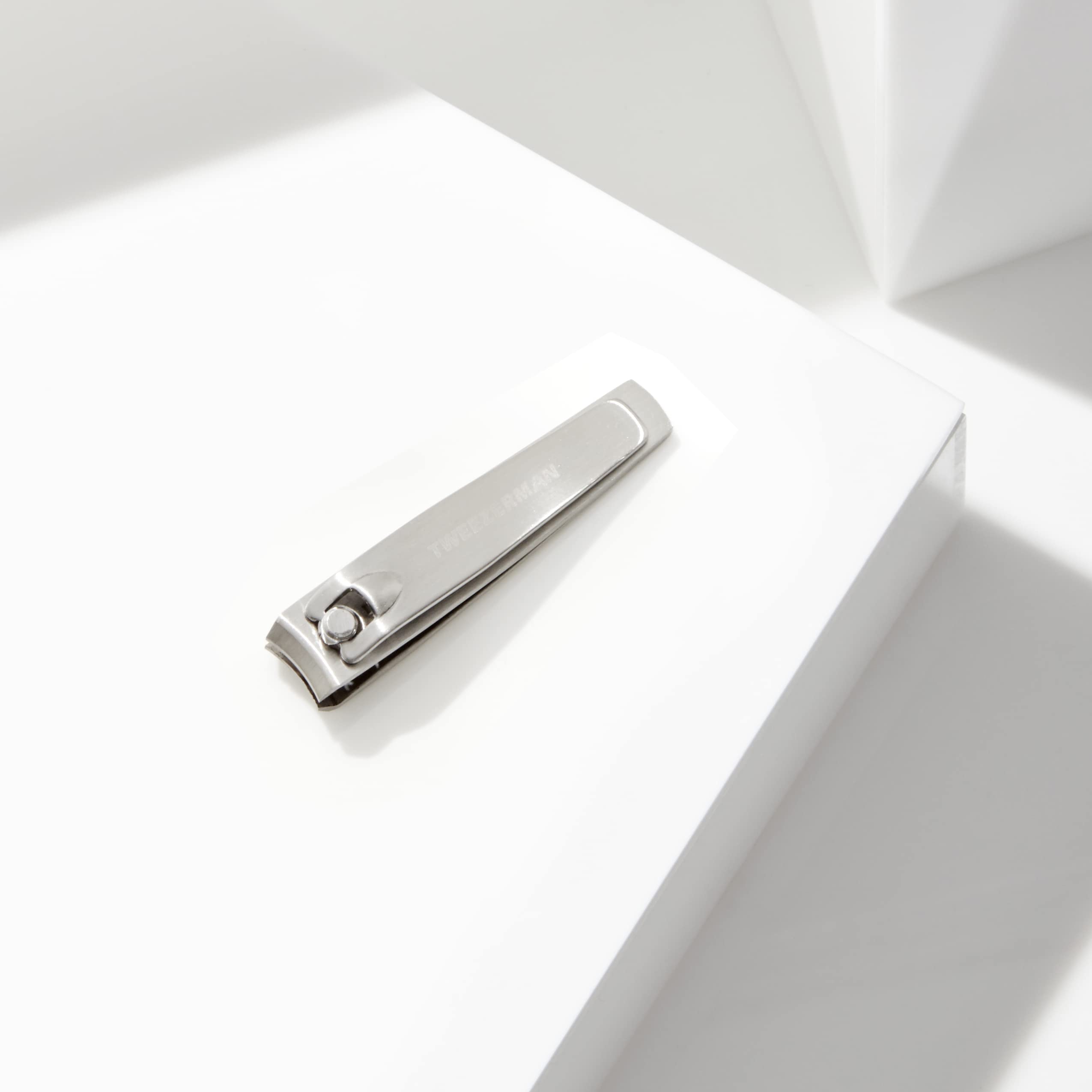 Tweezerman fingernail clipper premium steel finish