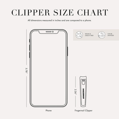 Tweezerman stainless steel clipper for manicure maintenance