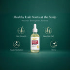 OilnGlow hair growth treatment dropper applicator and bottle