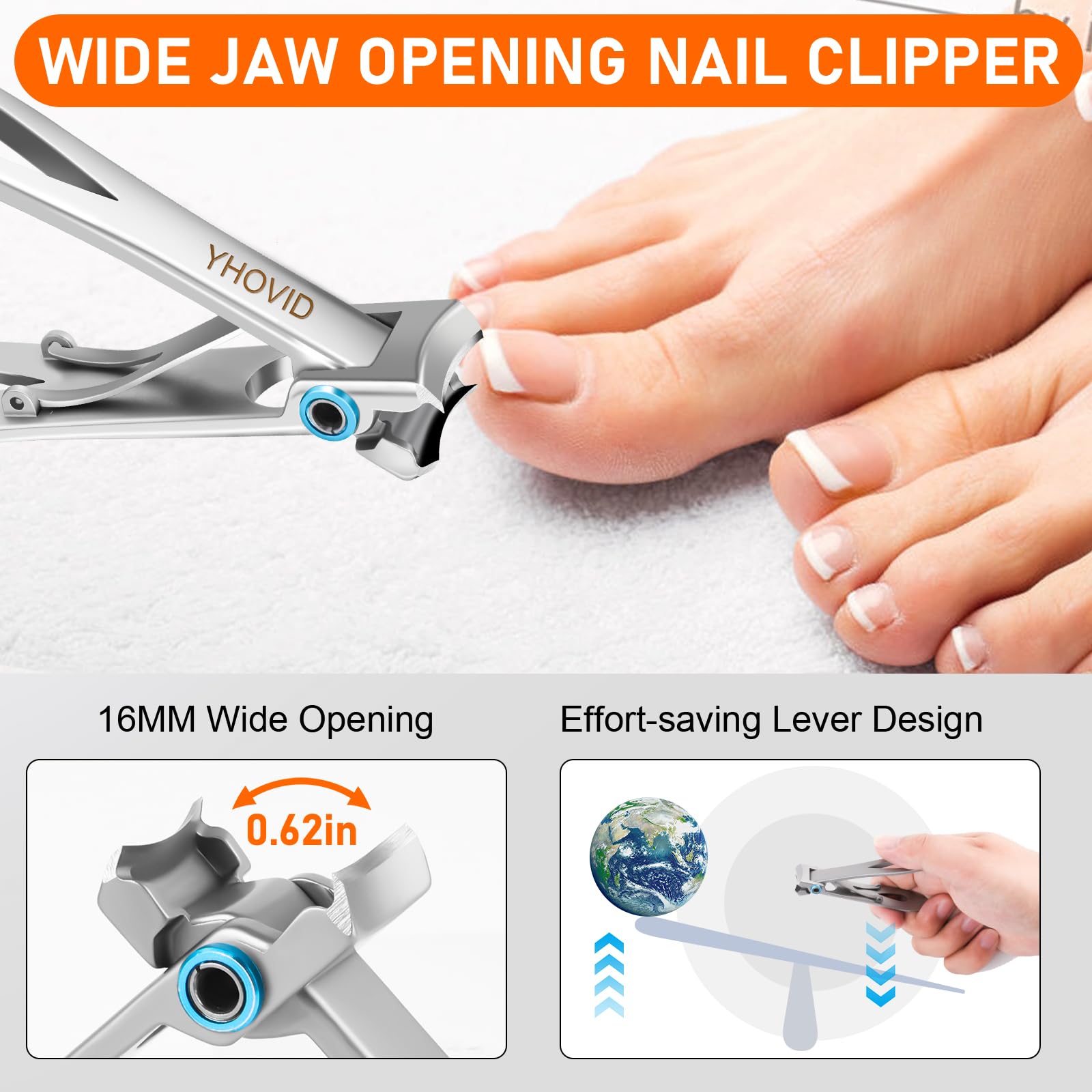 Yhovid heavy duty stainless steel nail nipper tool