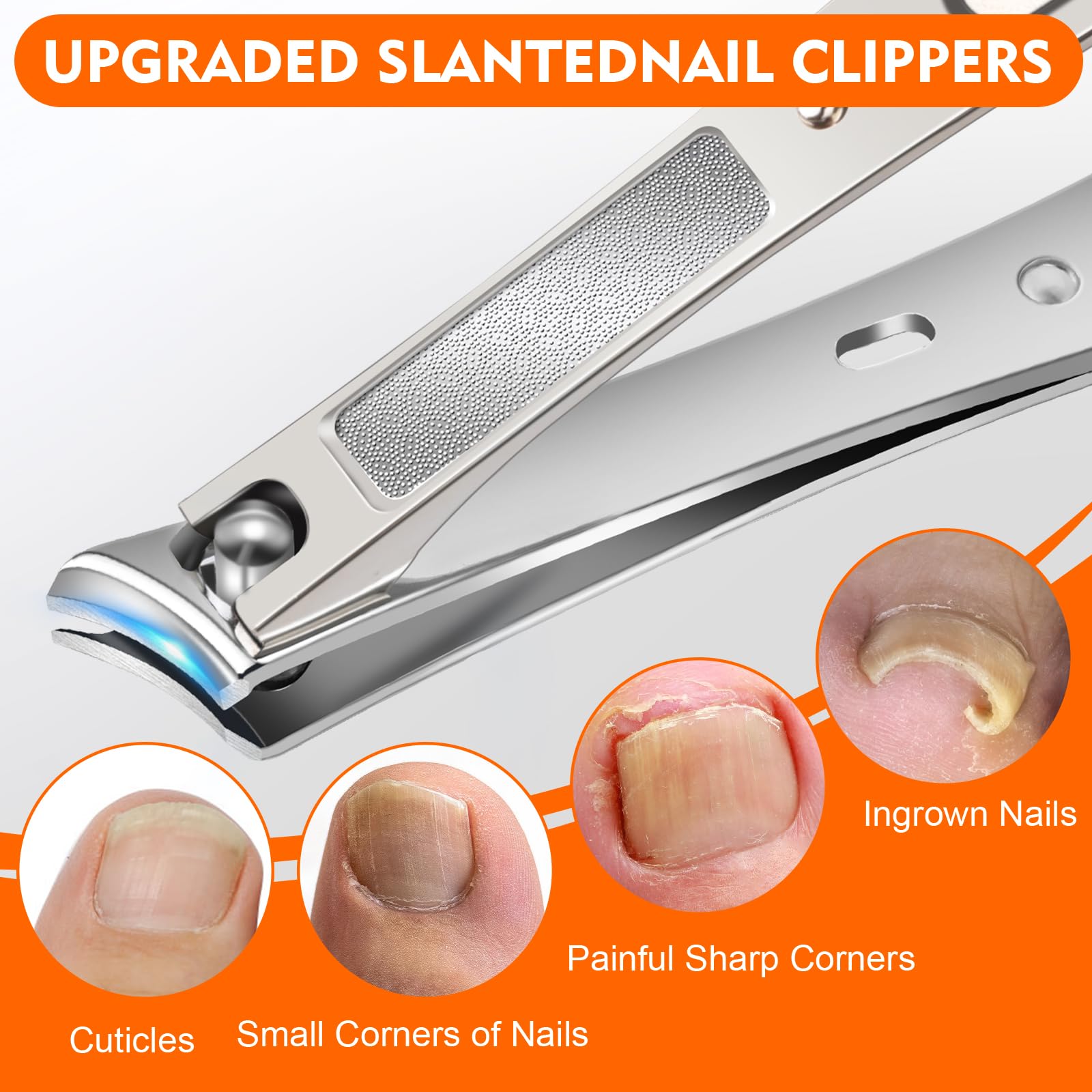 Yhovid nail clipper set with integrated catcher
