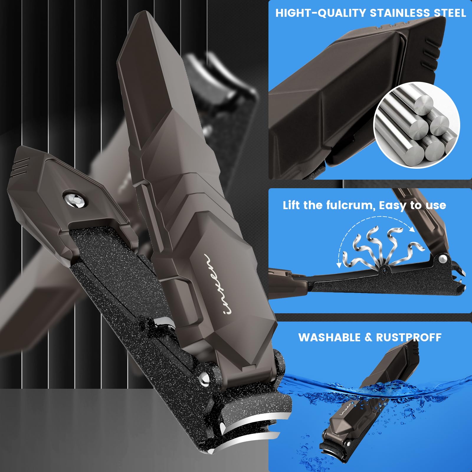 Side profile of Inxen grooming tool for men