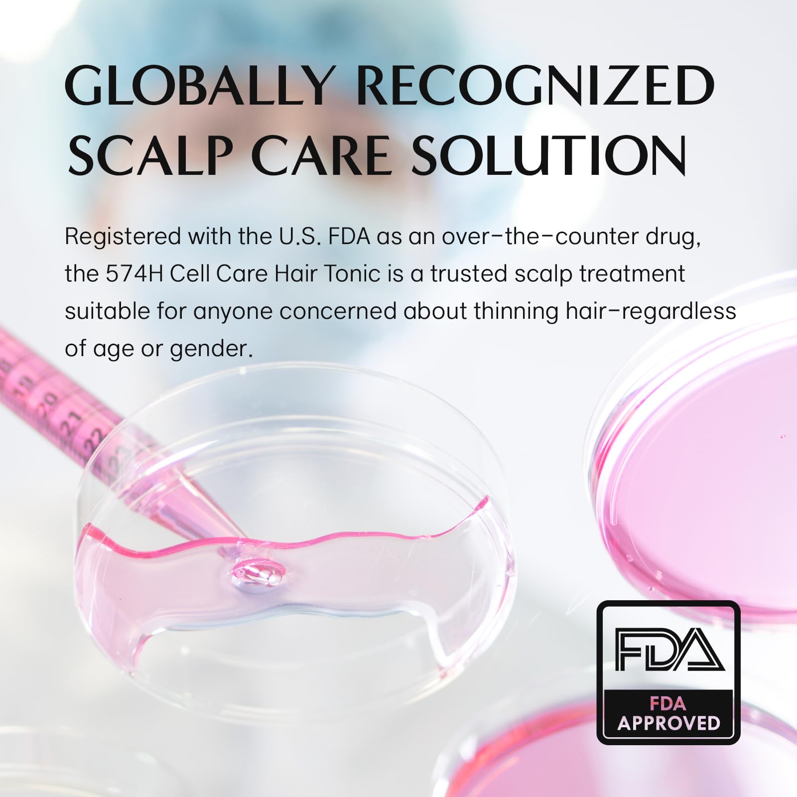 Celonia Korean bio stem cell scalp serum bottle showing human cord blood cell formula