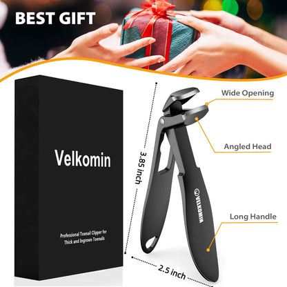 Velkomin professional grooming tool with nail file accessory