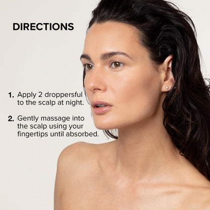 Lightweight non greasy texture of SeroVital advanced hair thickening liquid
