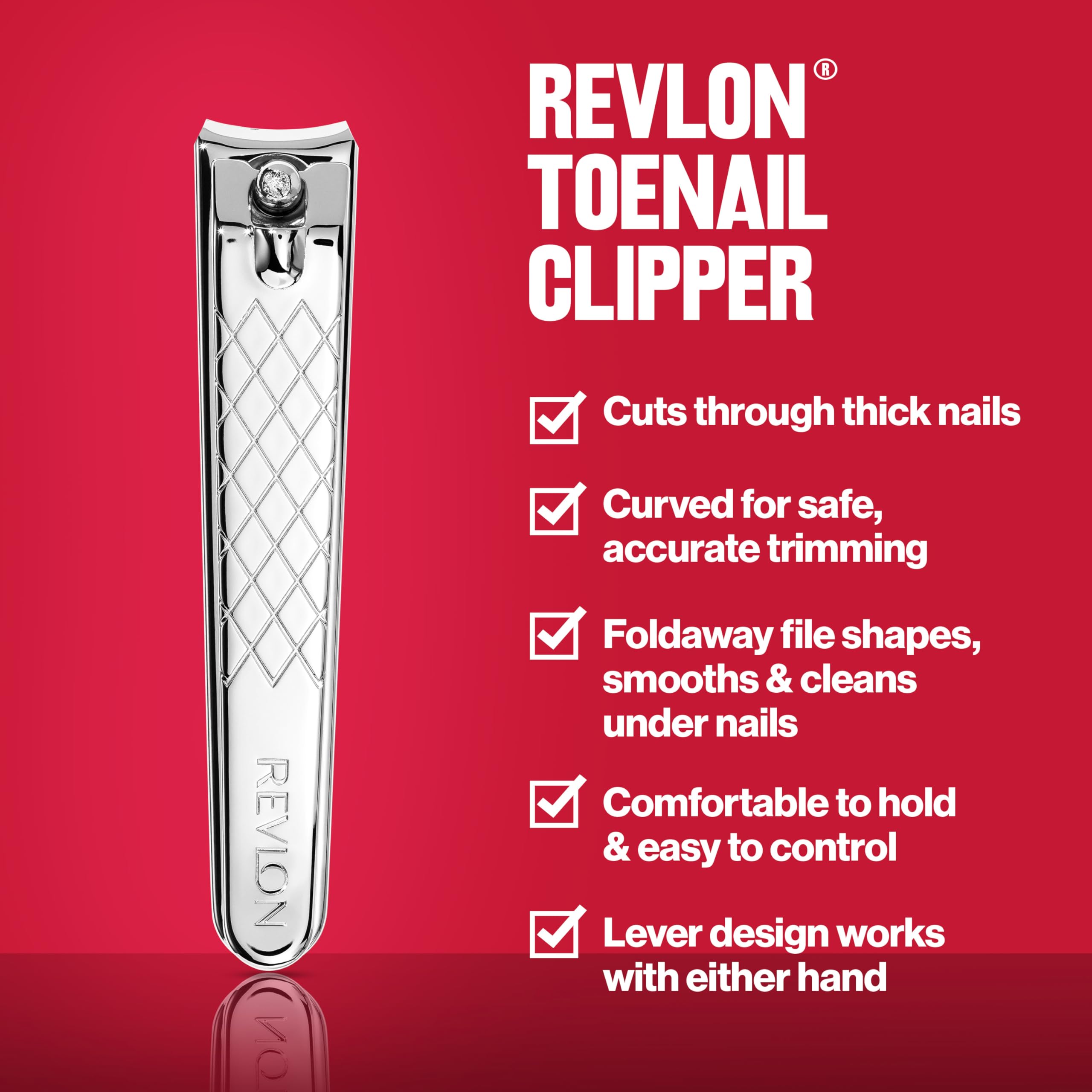 Revlon nail clipper with blades visible
