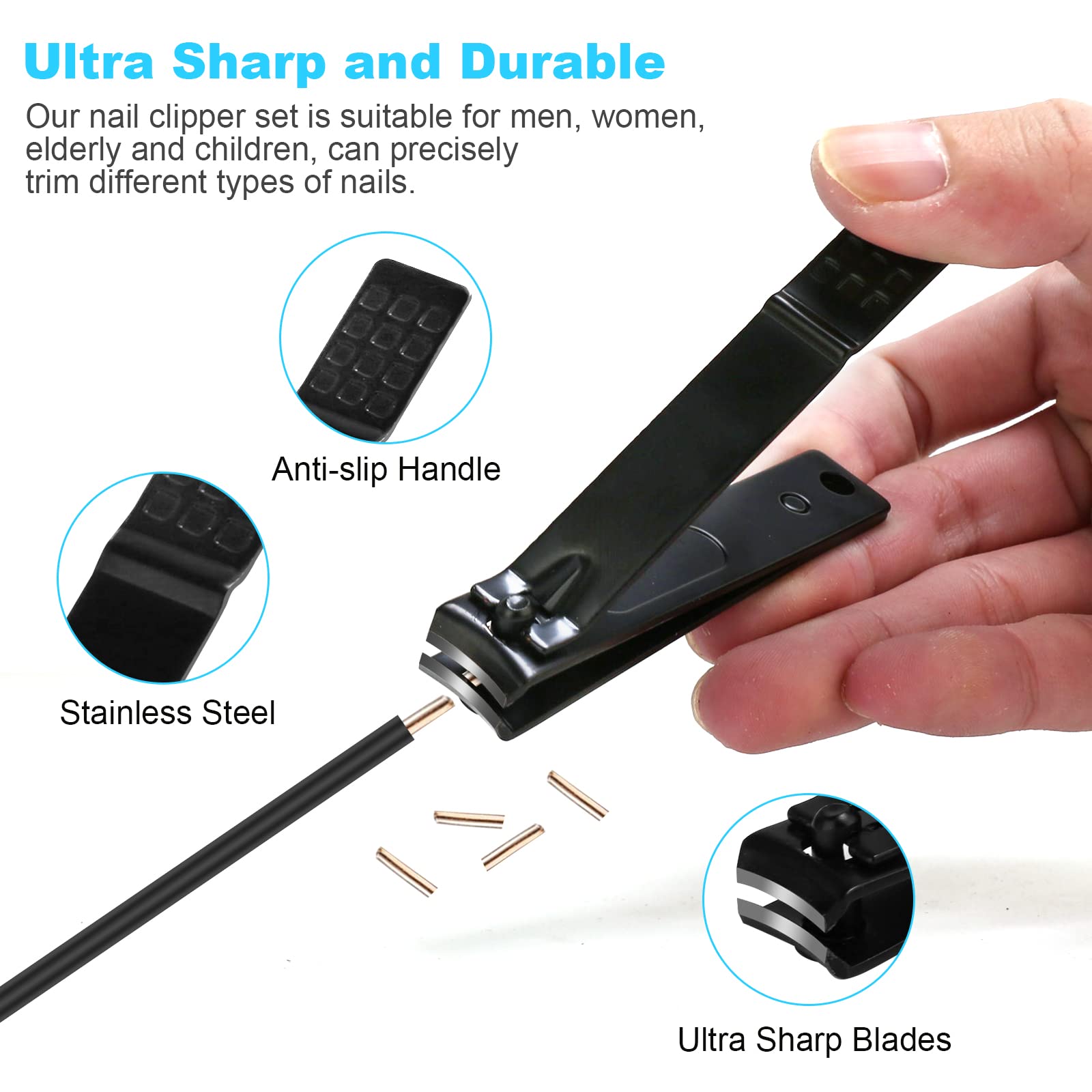 Ducoo heavy duty toenail clipper for thick nails