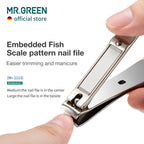 High quality stainless steel finish on Mr. Green nail trimmer