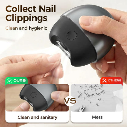 USB rechargeable port detail on Rimol nail clipper