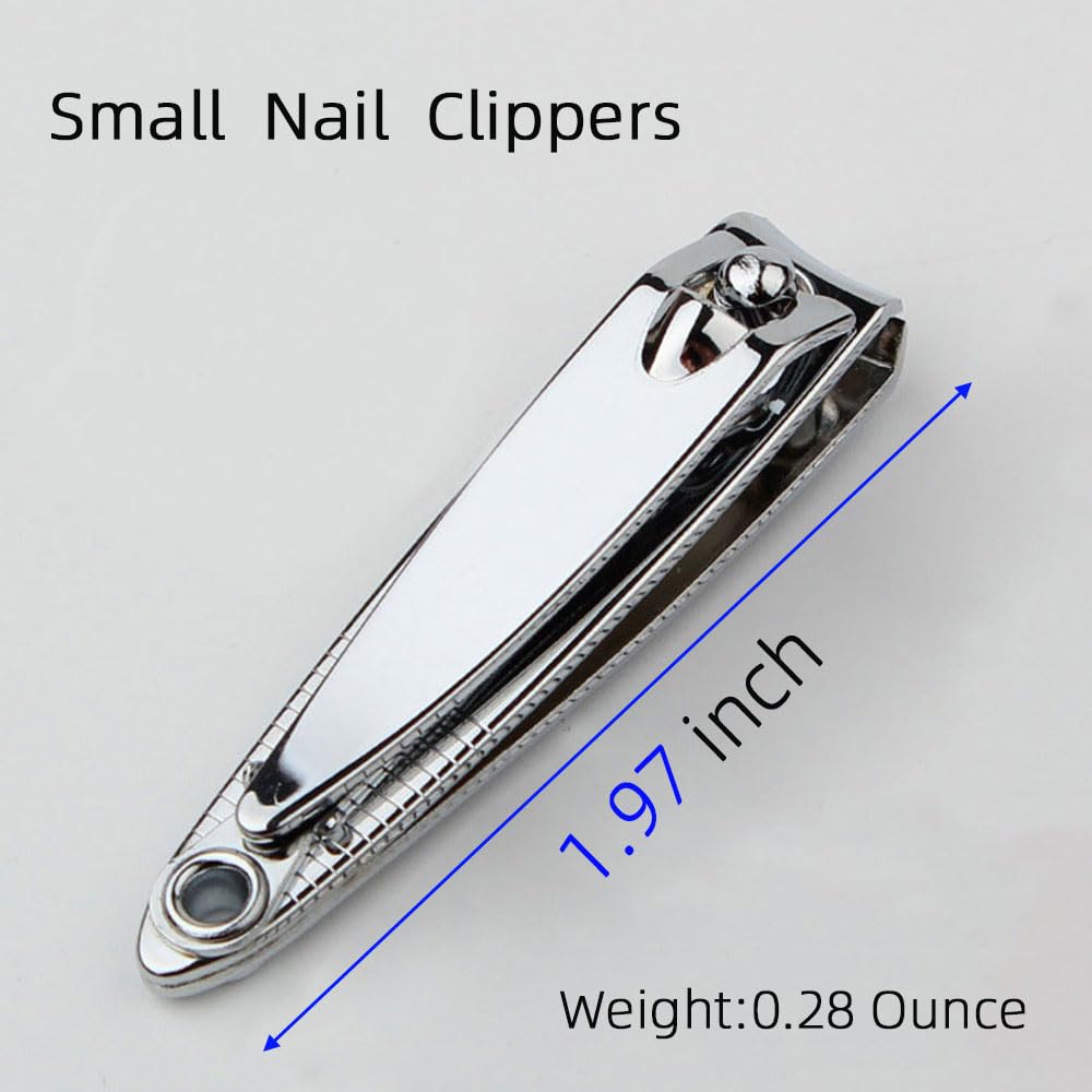 Individual large and small nail cutters with integrated files