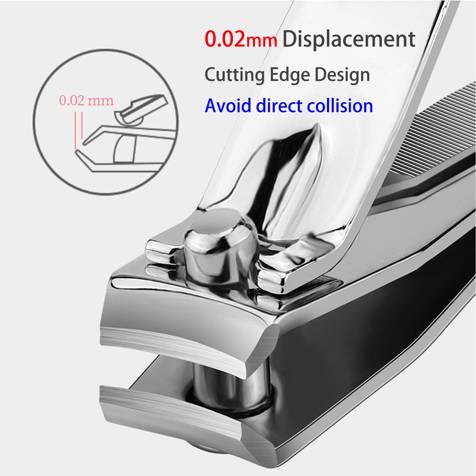Professional nail clipper set showing ergonomic handle design