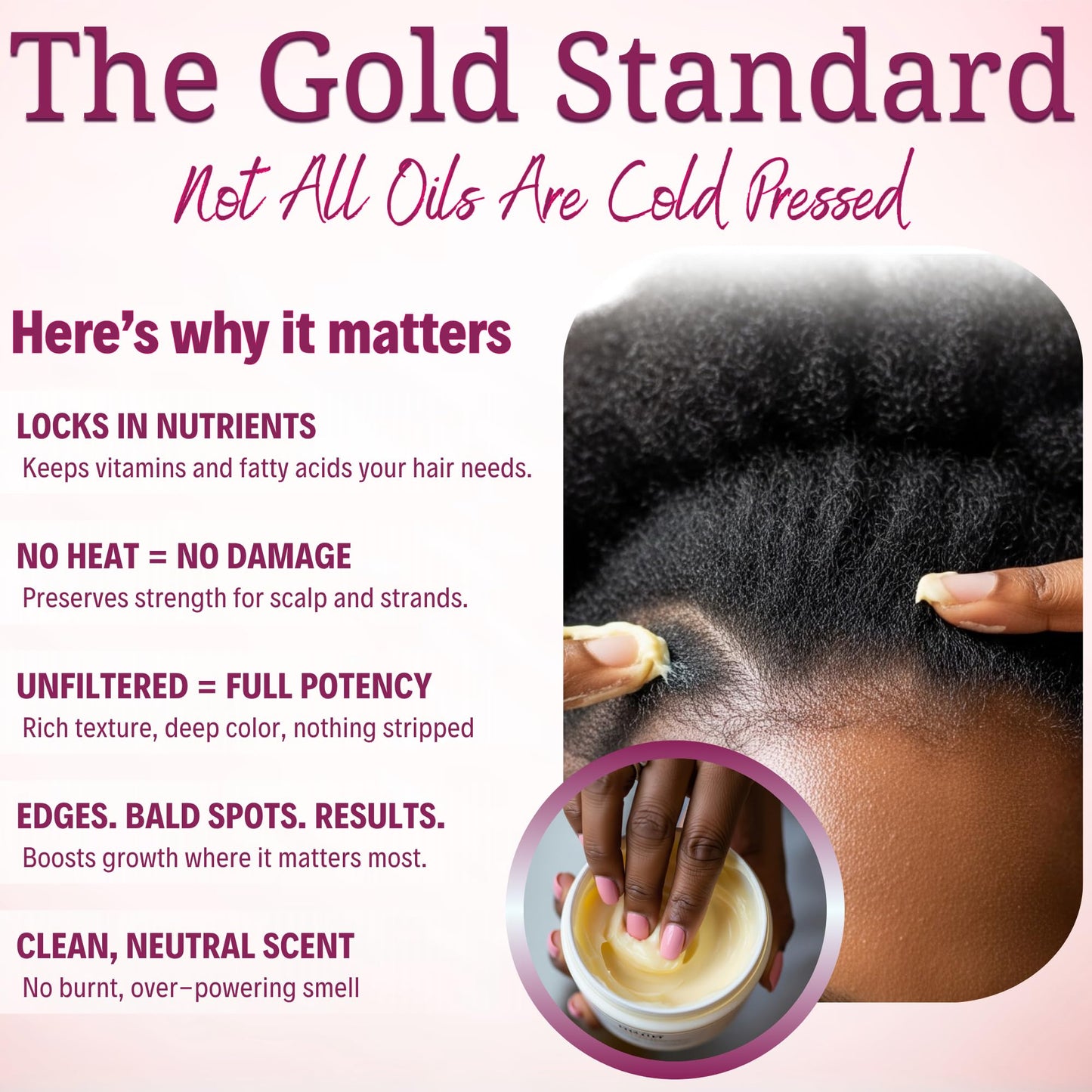 LIV Authentic Dr Sebi approved batana oil packaging highlighting pure natural ingredients for hair repair