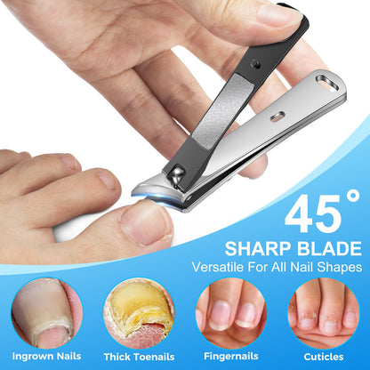 Close up of 15mm wide jaw toenail clipper