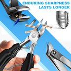 Full 5-piece nail care toolkit for thick nails