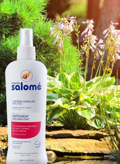 Scalp treatment lotion by Maria Salome for thinning hair