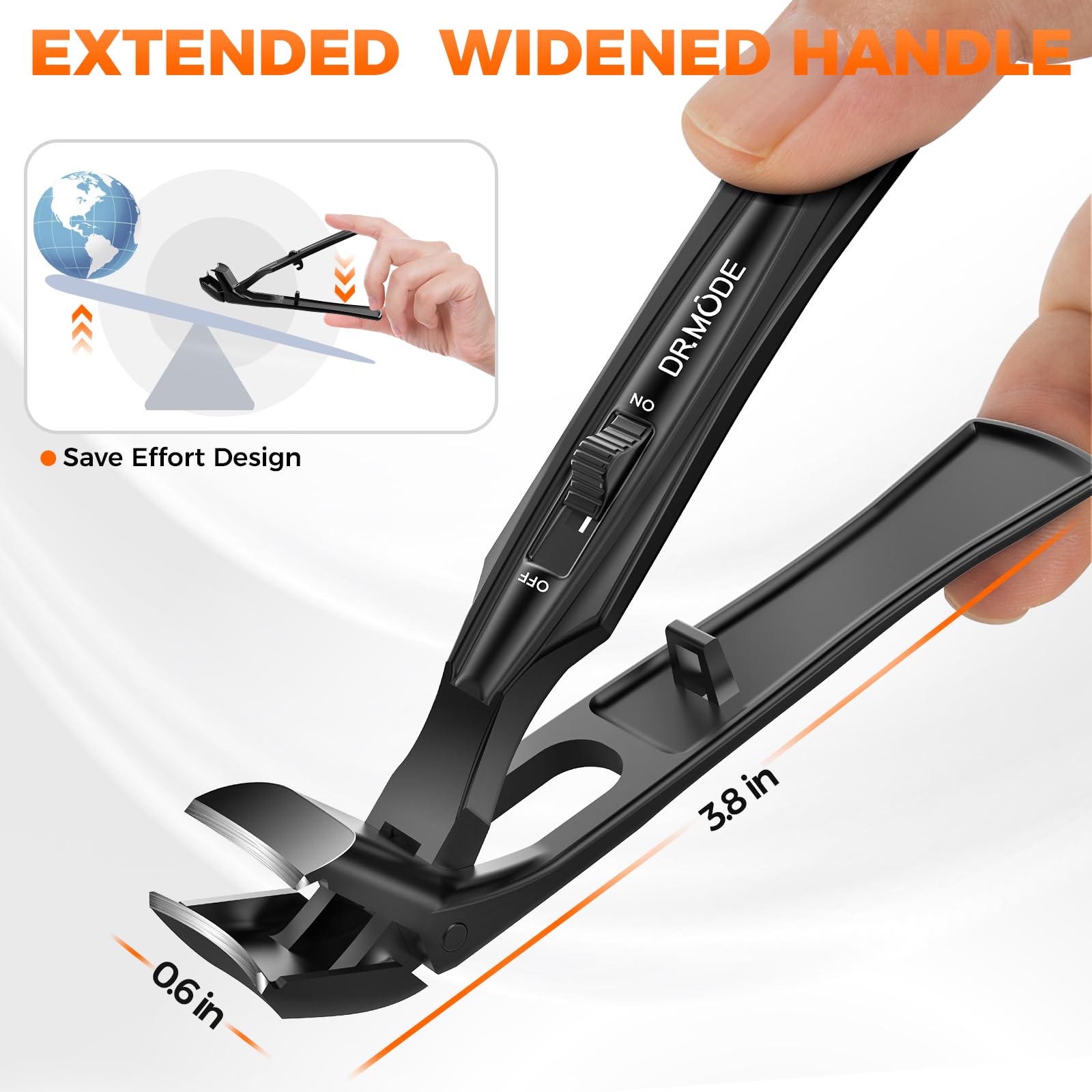 Ergonomic long handle design for seniors
