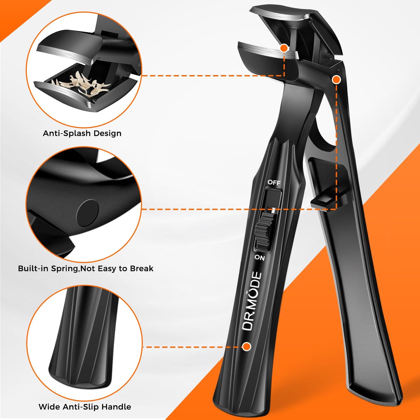 Side view of professional nail cutter for men