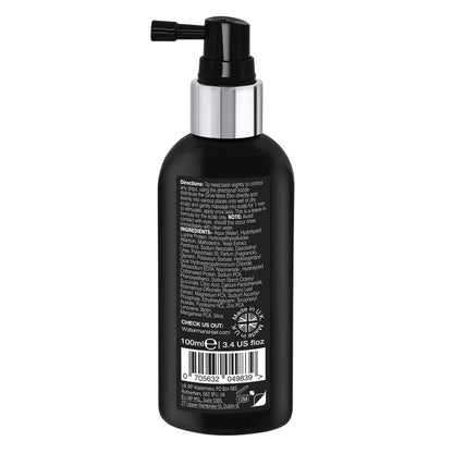 Watermans premium leave in hair serum directional nozzle applicator close up
