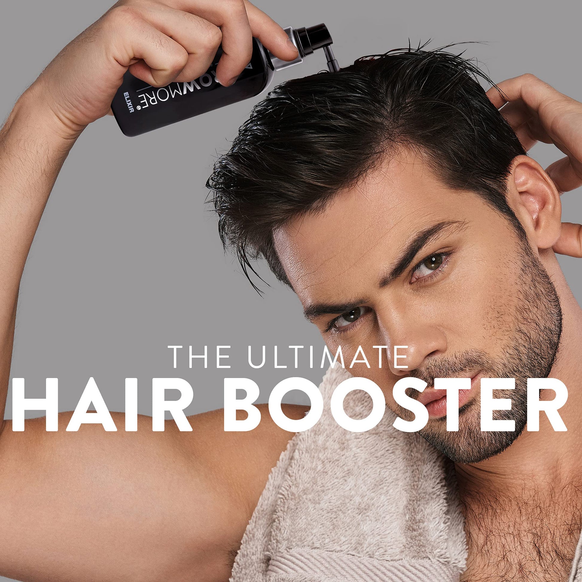 Watermans Grow More scalp treatment ingredients and usage instructions view