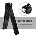 Close up of sharp stainless steel blade on Aogeili clipper