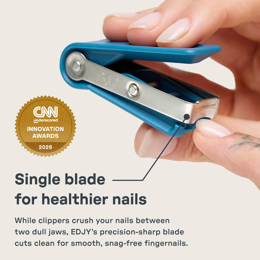Edjy Fingernail Cutter with magnifying glass attachment