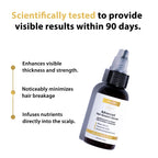Etaderm advanced scalp serum close up shot