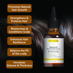 Etaderm hair growth oil dropper open view