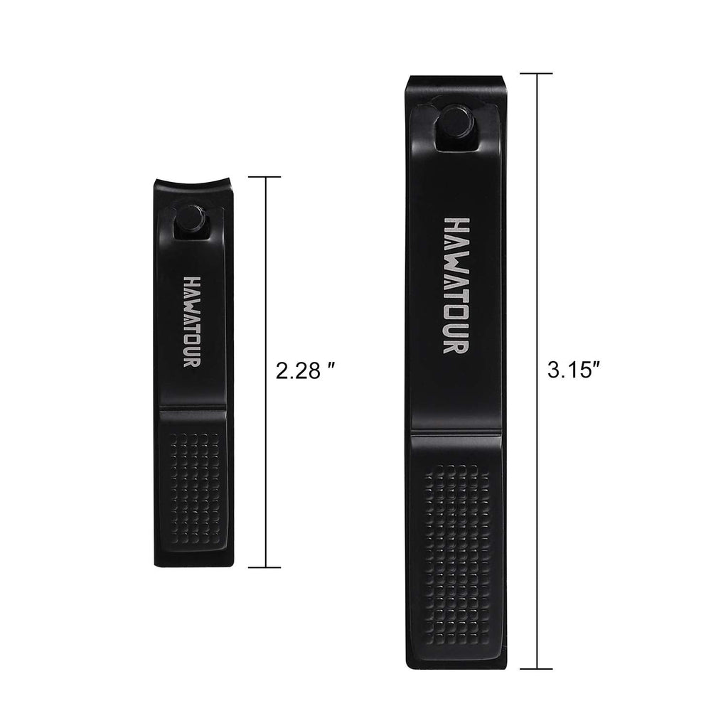 Hawatour grooming set showing compact tin case storage
