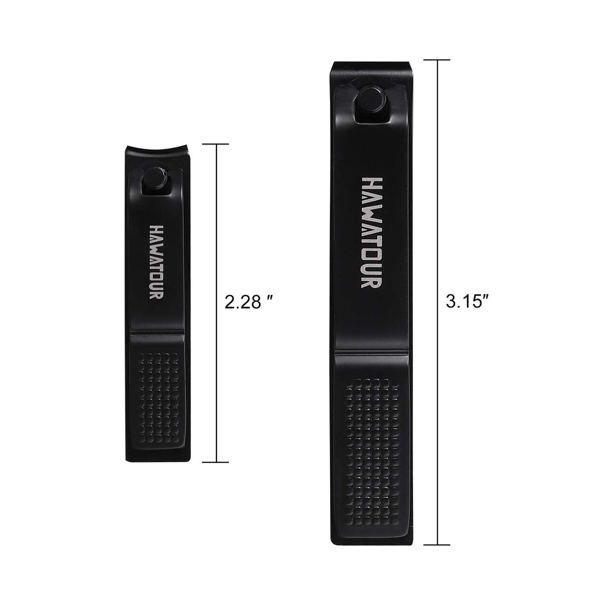 Hawatour grooming set showing compact tin case storage