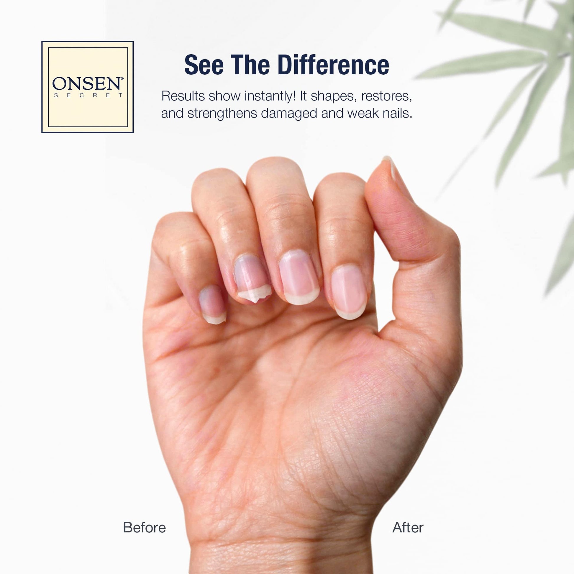 Onsen Secret Japanese nail file for acrylic nails