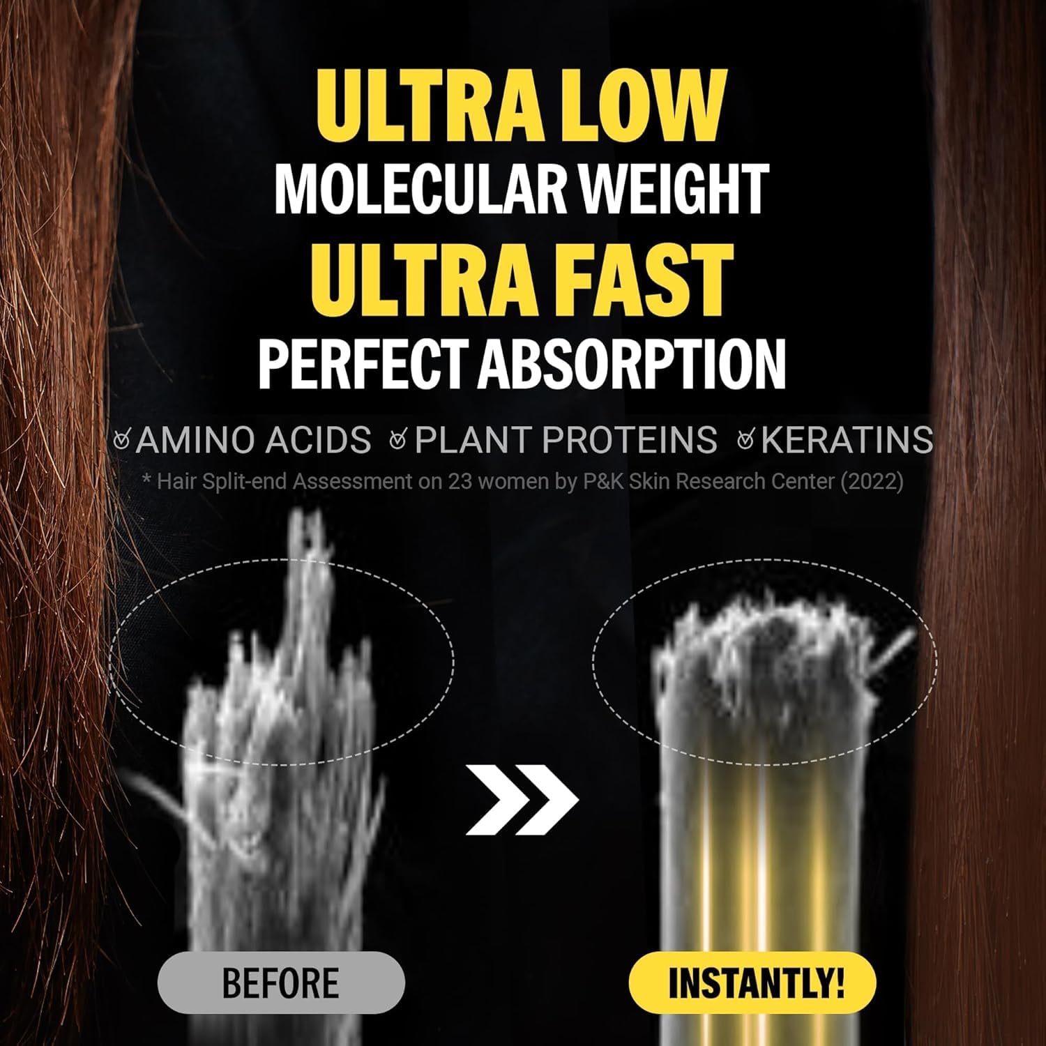 MED:-ALL Premium Hair Oil ingredient highlight featuring plant based oils and keratin