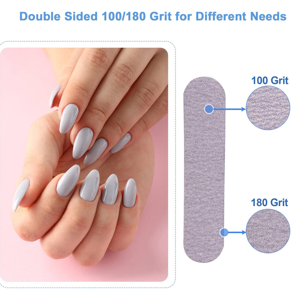AhaTopia mini nail files showing the 3.6 inch size for scale