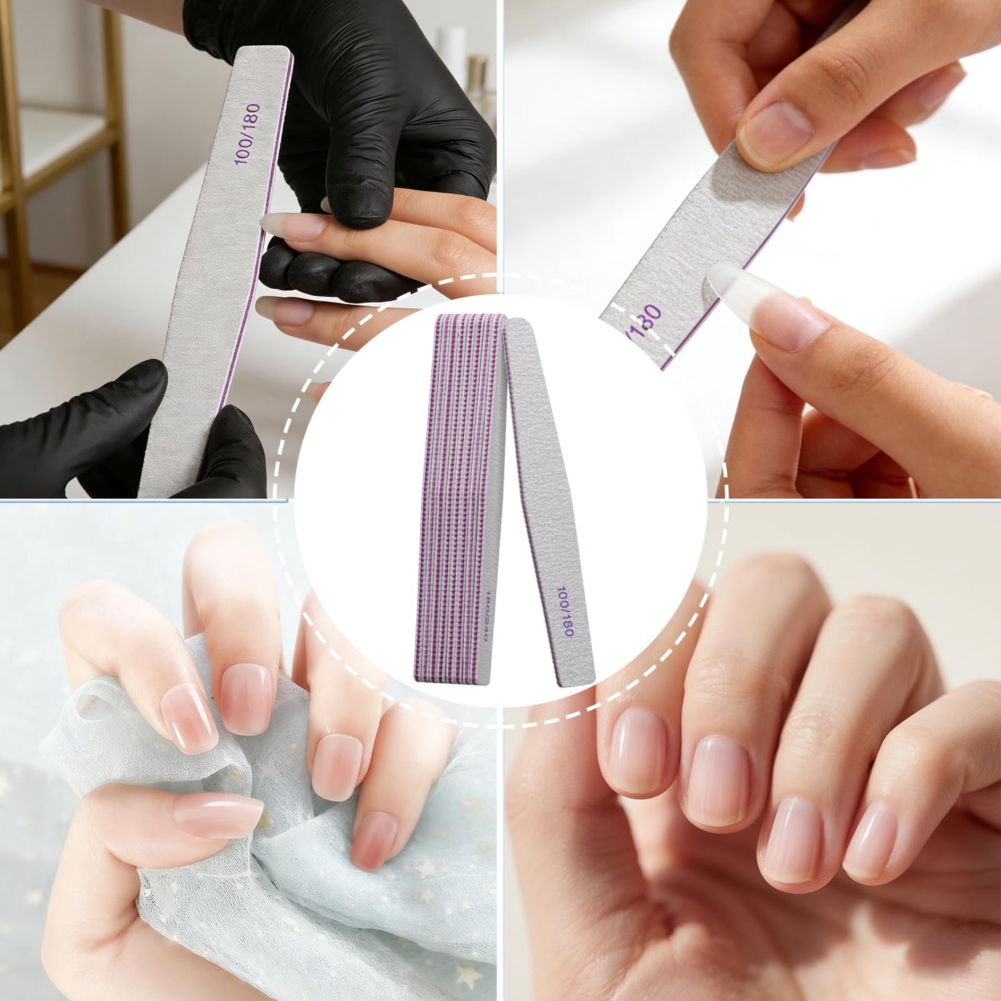 Complete 14 piece nail care set for salon quality nails