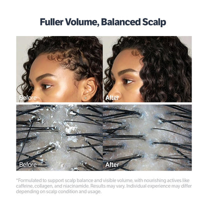 SUNGBOON EDITOR hair growth serum containing caffeine biotin and collagen ingredients