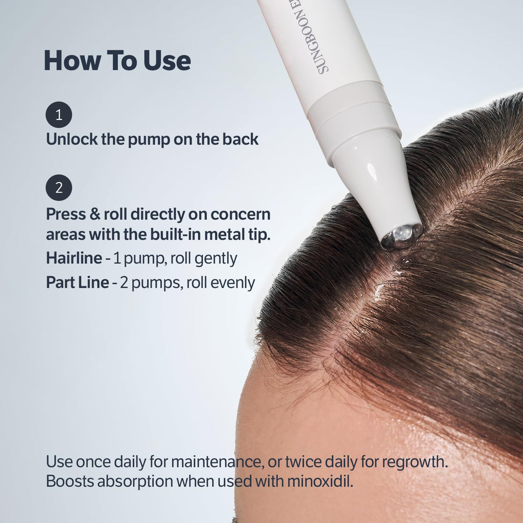 Sungboon Editor Deep Collagen Retinol Scalp Serum lifestyle display
