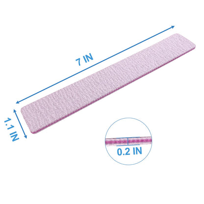 Double sided coarse nail files for gel manicures